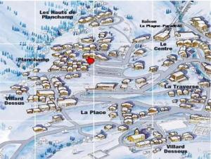 Champagny Ski Studio - Le Dahutの鳥瞰図