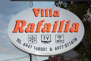Certifikát, hodnocení, plakát nebo jiný dokument vystavený v ubytování Villa Rafailia