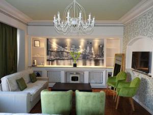 Kjøkken eller kjøkkenkrok på J and R Brussels City Apartment