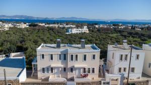an aerial view of a white house at Olive Paradise Maison in Kos