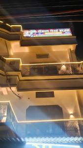 a ceiling of a room with a lighted at Royal guest house in Gorakhpur +36 photos