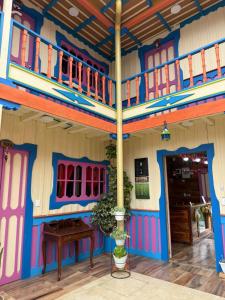 a house that looks like a play house at Hotel Areca in Murillo