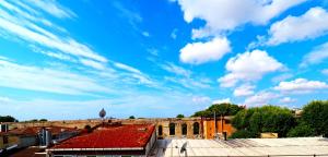 a view of a building with a blue sky and clouds at diamond premium hotel in Istanbul +30 photos