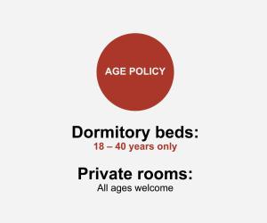 a diagram of the age policyendium beds years only private rooms at Amigo Budget Hotel in Amsterdam