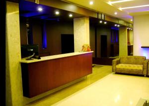 Hotel Rajmandir的休息区