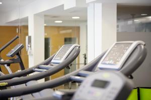 Centrum fitness w obiekcie Hotel Ploberger