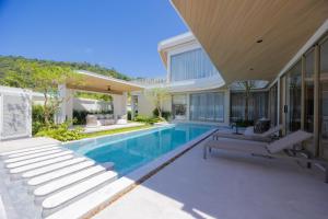 an image of a swimming pool in a house at Nature's Rest Private Pool Villa Rawai in Rawai Beach