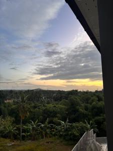 a view of the jungle at sunset from a house at Casa Selenó in Batangas City +4 photos