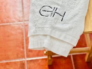 a roll of toilet paper sitting on a table at Canaryislandshost l Bruma in Famara