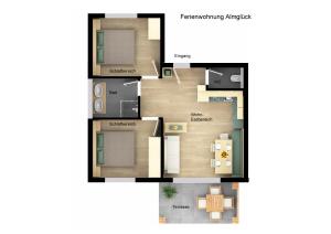 Planimetria di Almhaus Nassfeld