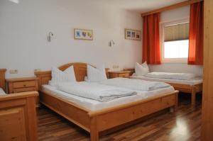 מיטה או מיטות בחדר ב-Apart Jehle