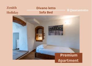 a bedroom with a bed in a room at Centro storico - 2 min da Piazza Grande - Free Parking in Arezzo