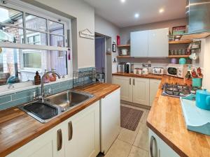 a kitchen with a sink and a counter at 2 Bed in Morpeth oc-l35201 in Morpeth