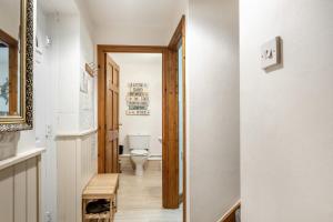 a hallway with a toilet in a room at 3 Bed in Shanklin oc-b36038 in Shanklin +23 photos