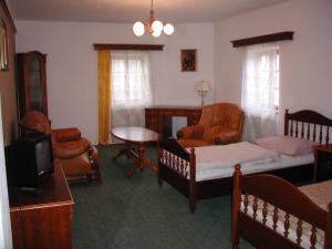 Istumisnurk majutusasutuses Hotel Klor
