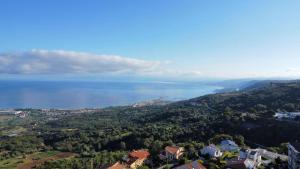 a view of a large body of water from above at Casa di Tota - Affittacamere in Vibo Valentia