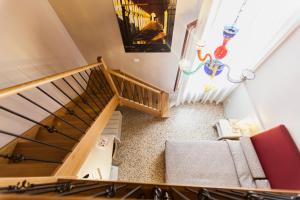 an image of a staircase in a house at Foresteria Levi in Venice
