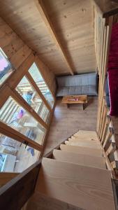 an overhead view of a room in a tree house at Mountain View 2 in Tjentište