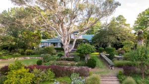 a garden with a house in the background at Breathe Glenrock Gardens in Tenterfield
