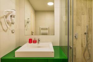 Phòng tắm tại Blumenhaus Sibiu