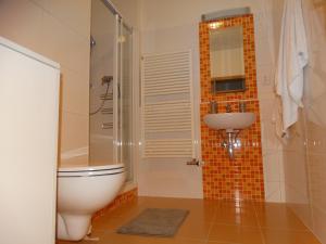 Koupelna v ubytování Apartment Čeladná