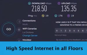 a screenshot of the high speed internet in all browsers at Daydream Medano Coliving in El Médano +56 photos