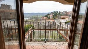 a view from a window of a city at Casa Ereva in Bagnoli Irpino