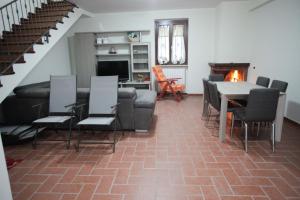 O zonă de relaxare la Villa Santa Maria