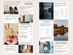 a brochure for a travel agency at SCALA Apartments City Center & Parking by Downtown Apartments in Gdańsk +56 photos