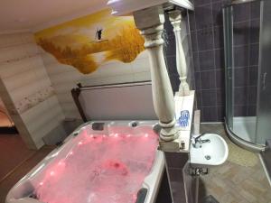 Koupelna v ubytování Apartma Mihovc