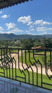 a view from the balcony of a house at Suítes FM in Cavalcante