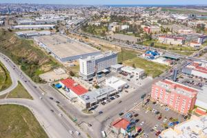 an aerial view of a city with a highway at Hampton Inn By Hilton Tijuana in Tijuana