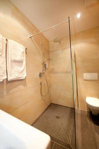 Koupelna v ubytování Hotel Steuer