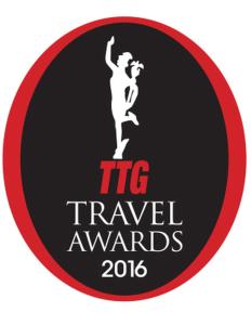 a logo for the tig travel awards at Amari Phuket in Patong Beach