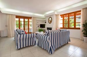 Ein Sitzbereich in der Unterkunft Villa Gotmar