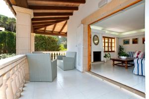 Ein Sitzbereich in der Unterkunft Villa Gotmar