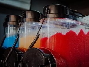 a close up of a drink in a blender at Lethabong Lodge in Thabazimbi