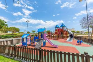 a playground with a slide in a park at Casa Serena - Sucina in Sucina