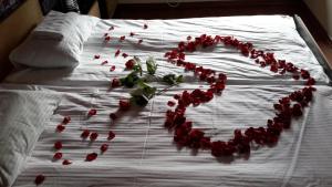 Posteľ alebo postele v izbe v ubytovaní Apartament Widokowy 40