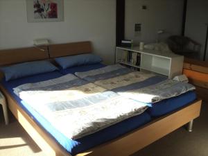 Una cama o camas en una habitación de Ferienwohnung Teddy
