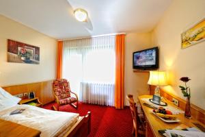 TV a/nebo společenská místnost v ubytování Wellness-Hotel Talblick