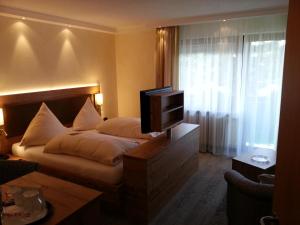 TV a/nebo společenská místnost v ubytování Wellness-Hotel Talblick