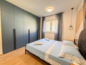 a bedroom with a bed and a window at New Villa Oasis in Imotski +38 photos