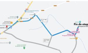 a map of the los angeles metro exodus at Smart English Rooms in O Mesón Do Vento 