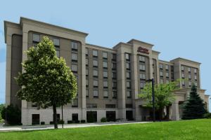 a rendering of the front of the hotel at Hampton Inn & Suites by Hilton Windsor in Windsor