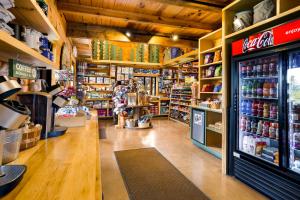 a store aisle of a store with a lot of products at HTR Niagara in Grand Island