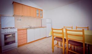 Kuchyň nebo kuchyňský kout v ubytování Apartment Mara