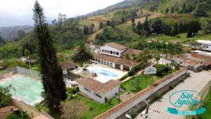 San Agustin Hotel Campestre Las Palmeras a vista de pájaro