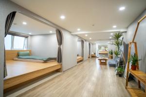 a bedroom with a bed in a room at Dahill 196 Dalat in Da Lat