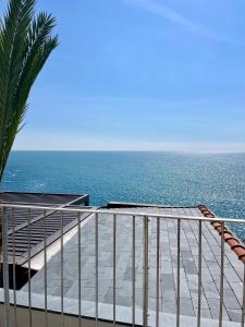 a view of the ocean from the balcony of a house at Hotel Gianni Franzi in Vernazza +148 photos